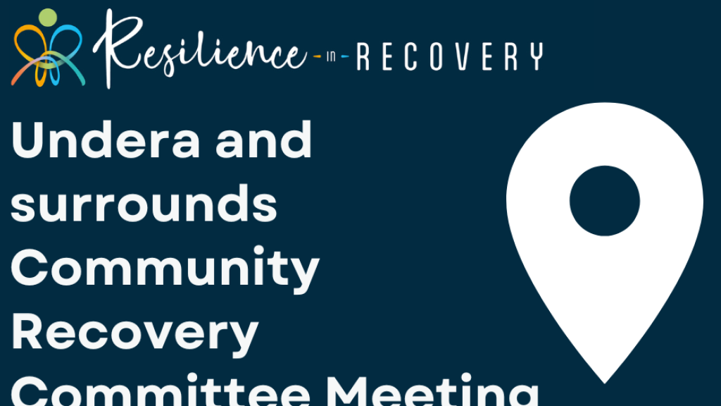 Cover image for event - Undera and Surrounds Community Recovery Committee Meeting