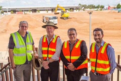 Lloyd Ohlin, Steve Bowmaker, Cr Dinny Adem and Anthony Nicolaci. 