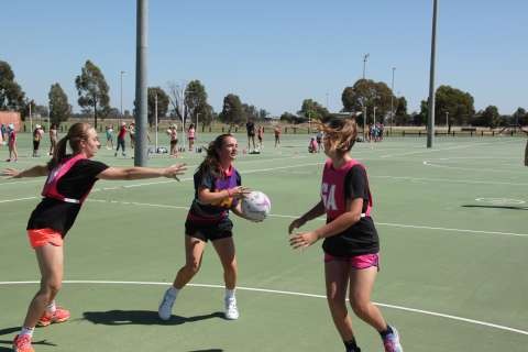 Netball courts at the Sports Precinct will soon be upgraded. 