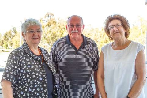 New office bearers for the Heritage Advisory Committee, Marjorie, Geoff and Anne. 
