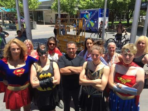 Anyone can be part of the #SuperWomanPose campaign to promote confidence in girls and women. 
