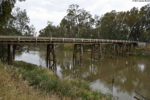 Toolamba Bridge will remain closed until further notice. Picture Flickr/James Brook