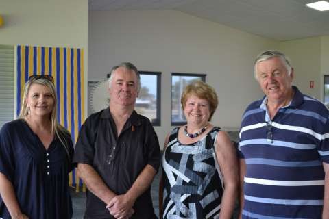 From left to right, Deb McKinnon, Col Opray, Joan Barker, John Barker.