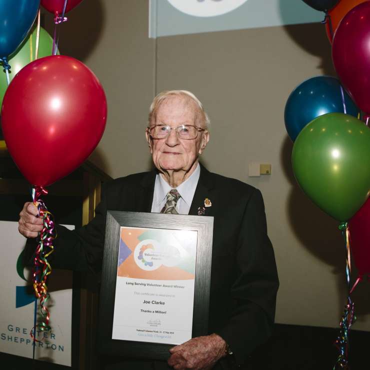 Long Serving Winner<br>Joe Clarke