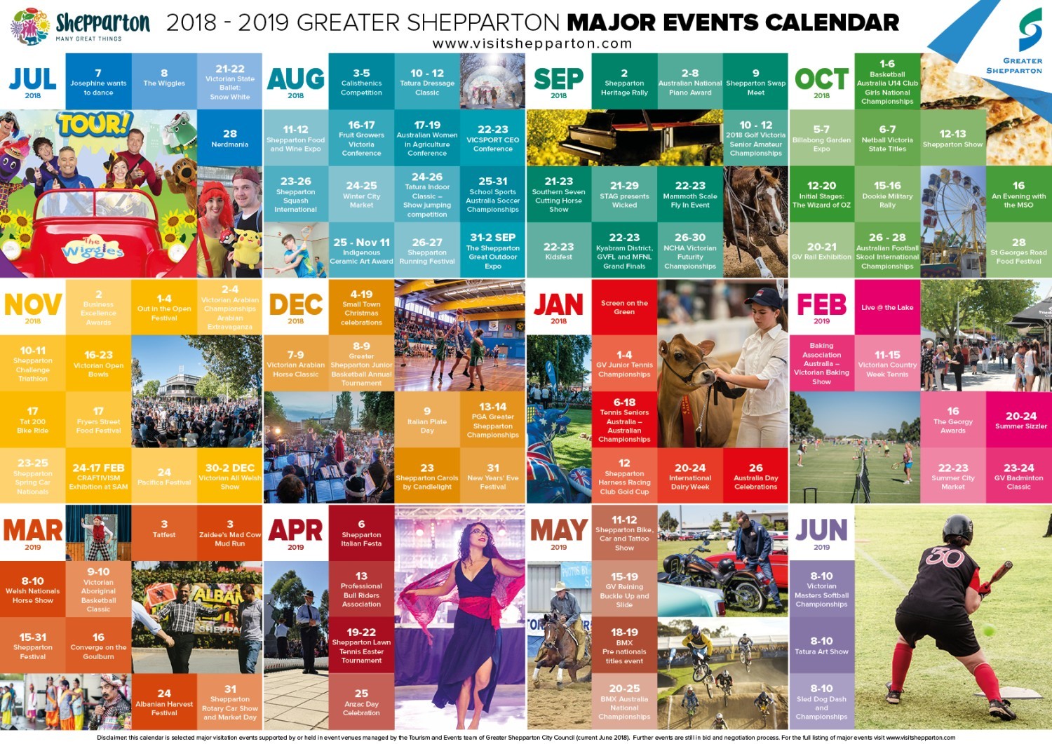 Launch Of 2018 Tourism And Events Calendar Greater Shepparton City 