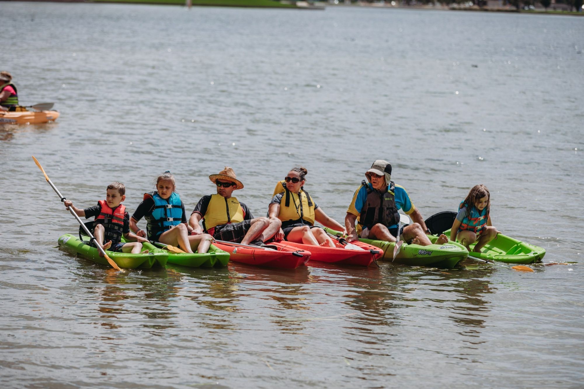 Stand up paddle boards and pedal boat hire at Victoria Park Lake