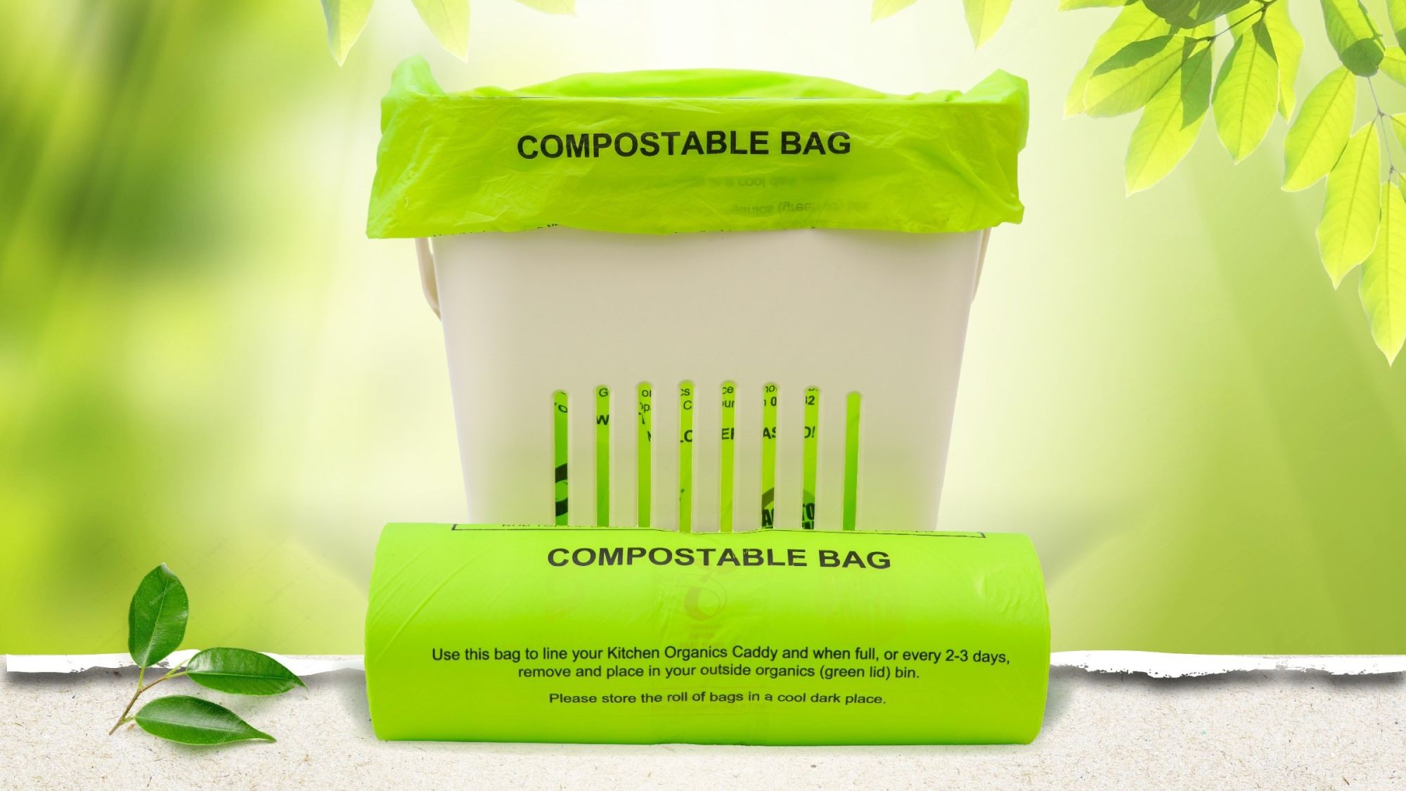 Compostable bags hotsell for green bin