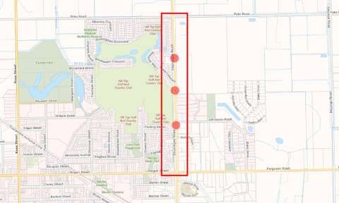 Map of the works location