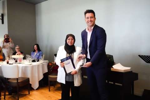 Zahra Khademi and Shane Sali