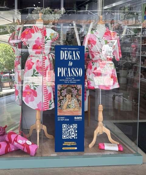 Degas to Picasso Shop Front Sample